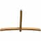 Ekena Millwork Bellingham Rough Sawn Timber Gable Bracket, Western Red Cedar, 84"W x 56"H x 4"D x 4"F, 16/12 Pitch GBW084X56X0404BEL00RWR - alternate 3